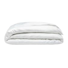 Belledorm 400 Thread Count Egyptian Cotton Oxford Duvet Cover - White - Double