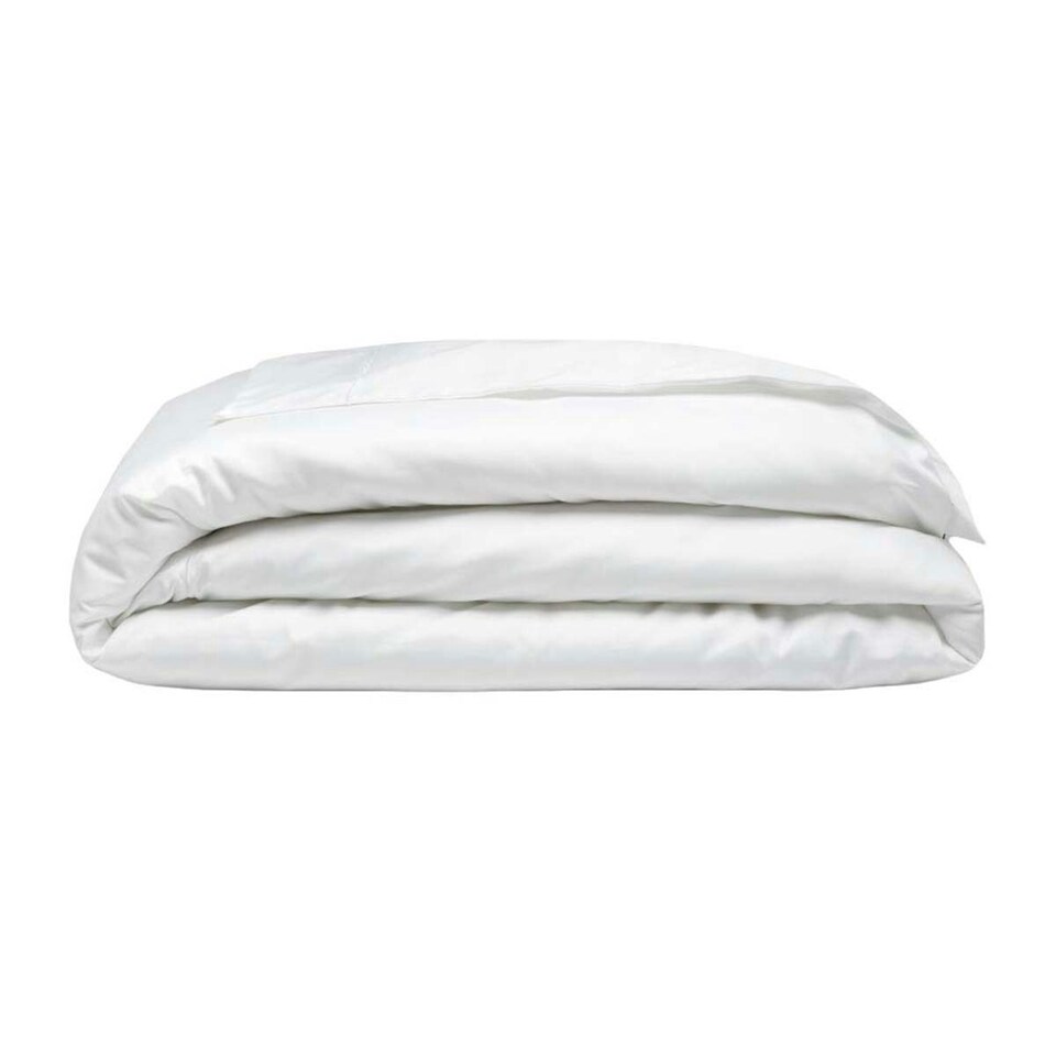 image 1 of Belledorm 400 Thread Count Egyptian Cotton Oxford Duvet Cover - White - Double