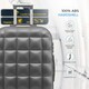 image 4 of Flight Knight Bubble Suitcase Ryanair easyJet Jet2 Approved 8 Wheel Hardcase Suitcases Cabin or Medium & Large Check-in Sizes | Grey | Anthracite | Large