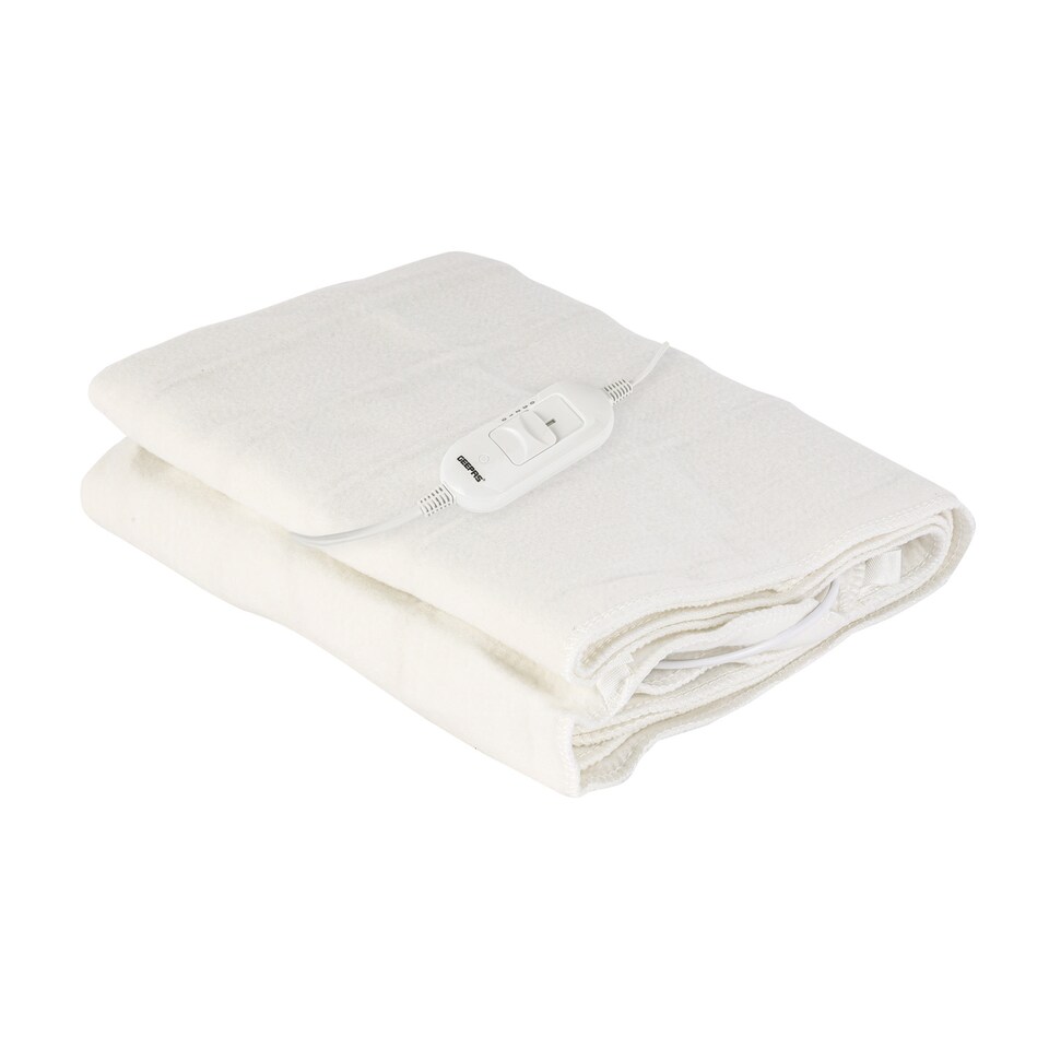 image 1 of GEEPAS Electric Heated Under Blanket 120x135 cm, White
