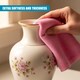 image 8 of MTS Pack of 30 Multipurpose Microfibre Cleaning Cloths 30x30cm