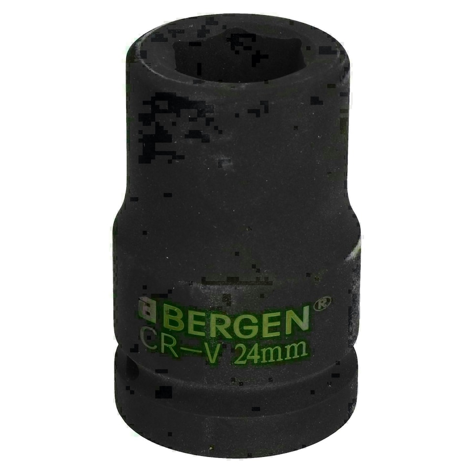 image 1 of 24mm Metric 3/4" or 1" Drive Deep Impact Socket 6 Sided With Step Up Adapter