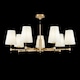 image 3 of Zaragoza Chandelier Brass, 7 Light, E14