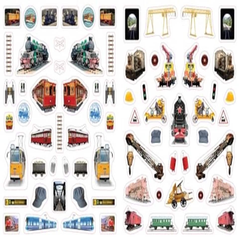 image 1 of Eyelike Stickers Trains - 18D Kids Activity & Sticker - PAPERBACK - 9781523511273
