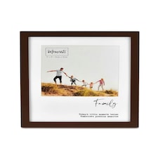 Widdop Modern Wooden Brown Photo Frame 6x 4" - Family Brown | One Size