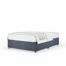Neptune Spring Midnight Linen Divan Set Double