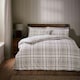 image 1 of Catherine Lansfield Cosy Sherpa Check Duvet Cover Set Natural Cream | Natural | Double