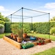 image 1 of GardenSkill Fruit & Vegetable Cage Kit with Bird Netting 3.75x1.25x1.875m H - Quick Build Modular Crop Protection Frame for Garden & Allotment