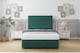 image 1 of Sloomy Monaco Emerald Plush Divan Bed With Mattress 4 Drawers With 26" Strutted Headboard & 12" Matching Footboard 4'6 Double | Green | Emerald | Double | 1