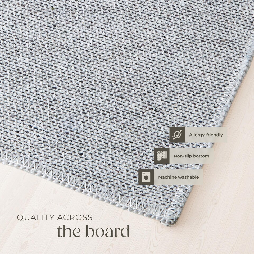 image 1 of Washable Rug Dalia - various sizes, faded pattern, easy-care short pile, non-slip | Cream | beige | 240 x 340 cm | 1