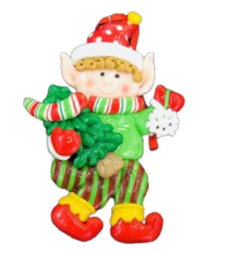 image 1 of Christmas Tree Hanging Decorations Homes Decorated with Cup Cake Candy Santa Snowman Teddy Xmas Tree Wall Home Décor Ornaments 3pc