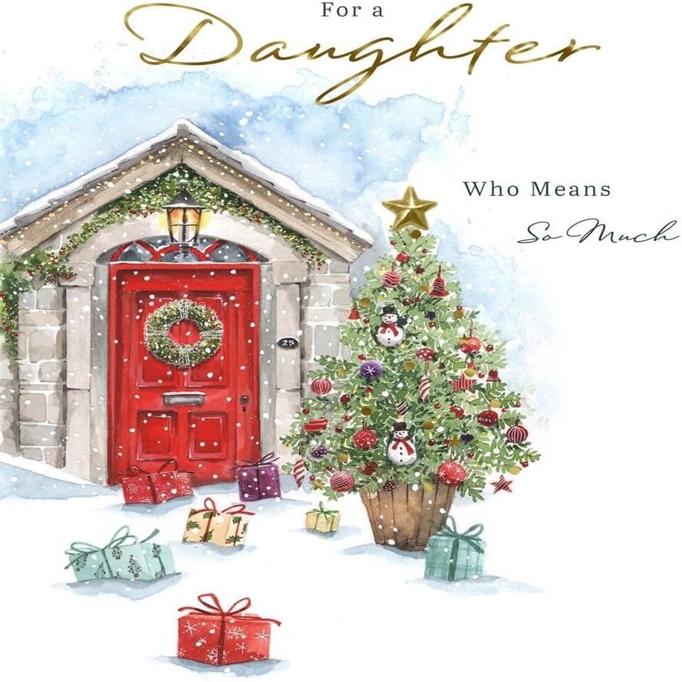 image 1 of Festive Season Daughter Christmas Card
