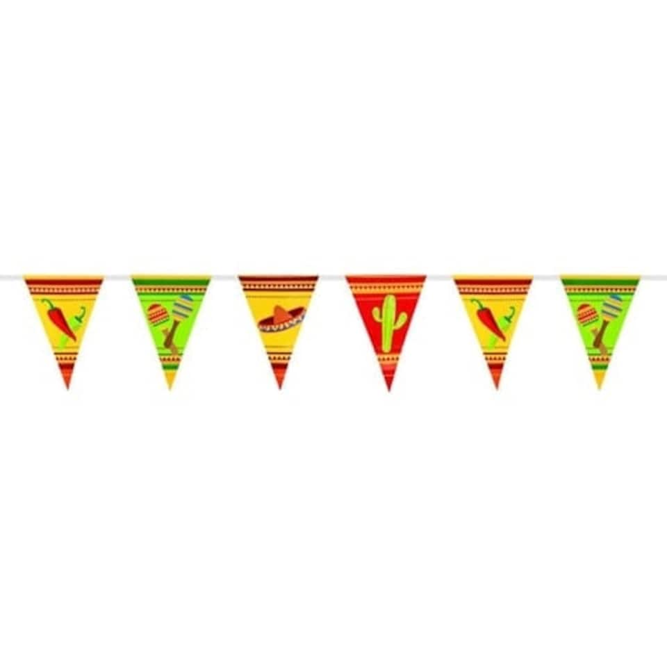Fiesta Plastic Pennant Bunting 6m