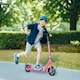 image 2 of AIYAPLAY Kids Scooter, Foldable Kick Scooter w/ Adjustable Handlebar, Pink Pink