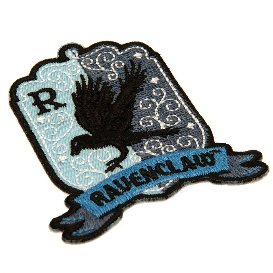 image 1 of Harry Potter Ravenclaw Iron On Patch - Blue/Black - One Size