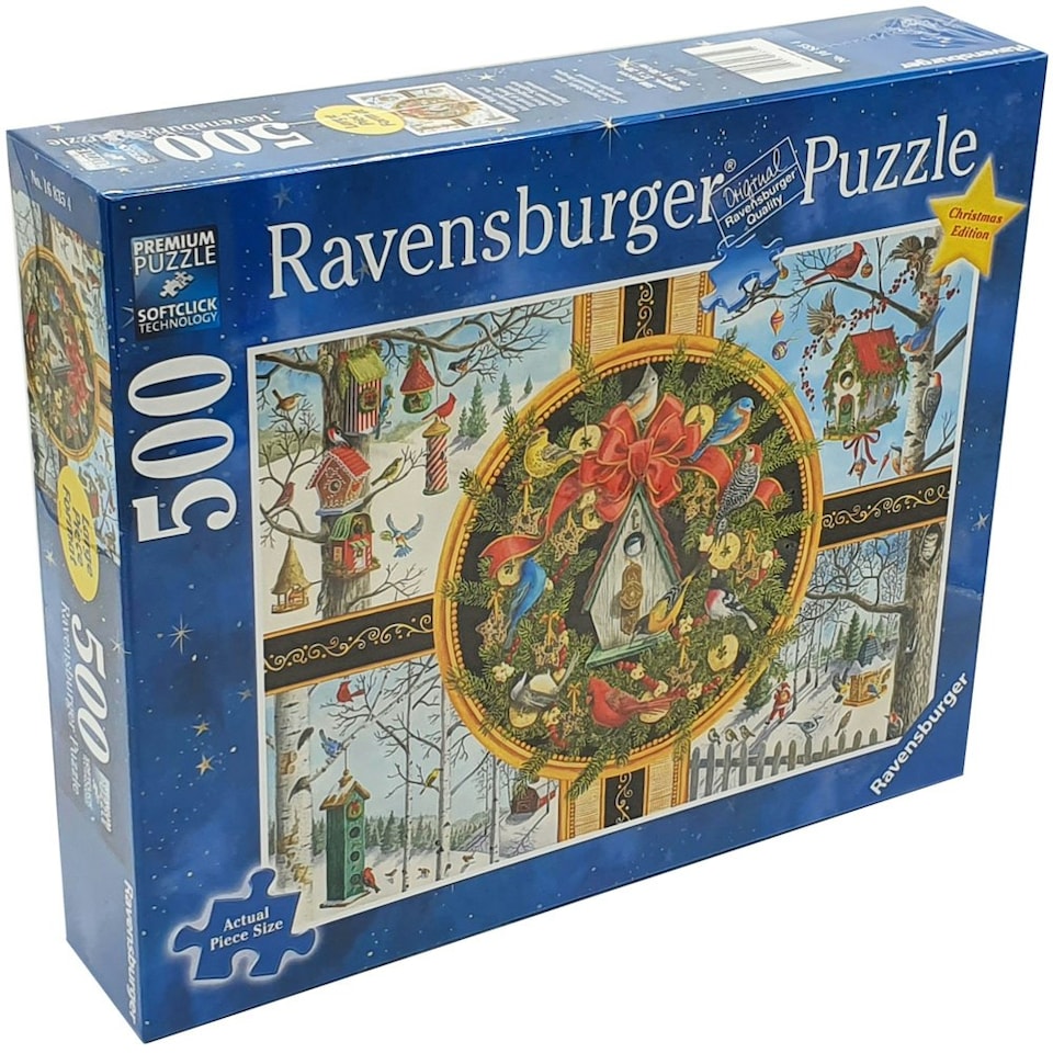 image 1 of Ravensburger Christmas Songbirds Extra Large 500 Piece Jigsaw Puzzle