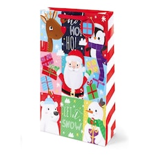 Christmas Santa And Friends Design Extra Large Gift Bag