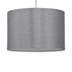 image 1 of Silvery Grey Glitter 33cm Pendant Lightshade Grey