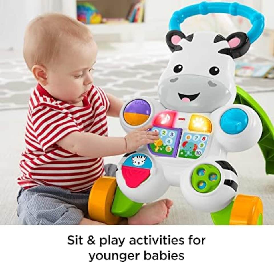 image 1 of Fisher Price Learn With Me Zebra Baby Walker Toddler