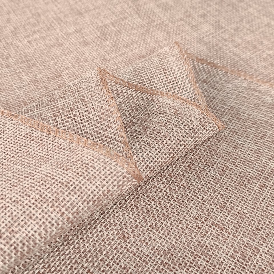 image 1 of 7" x 108" Hessian Chair Sashes, Rustic Burlap Table Runner Sash - 10pcs