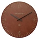 image 1 of Interval Resin Wall Clock 30cm - Oxblood Red | Oxblood