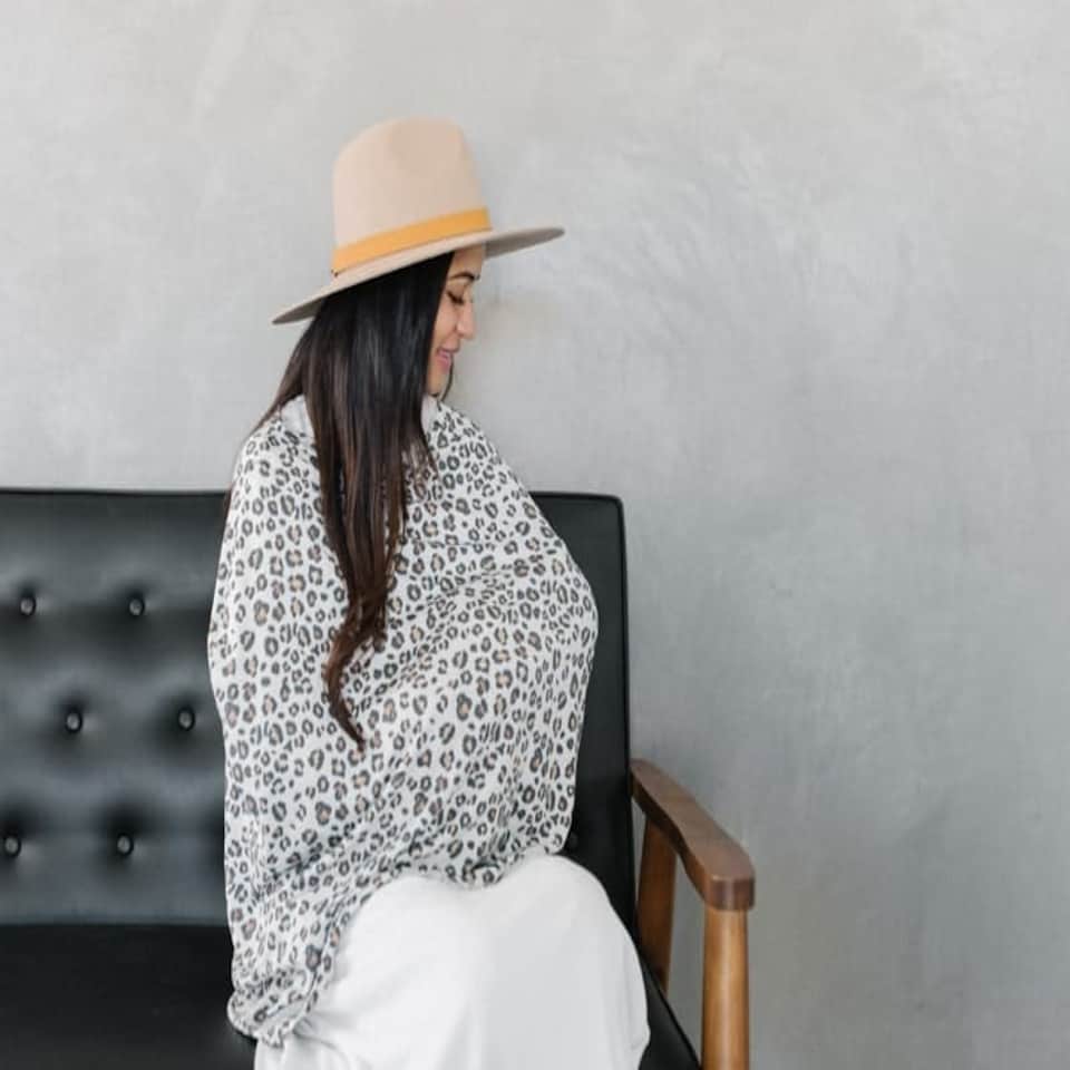 image 1 of Copper Pearl Nursing & Car Seat Cover Zara