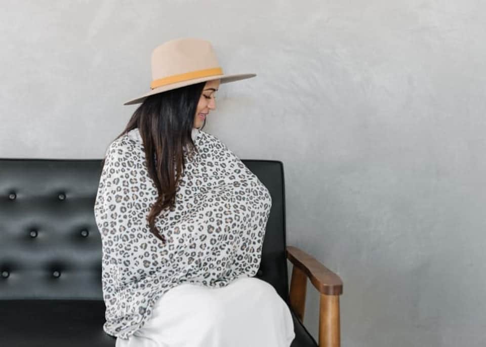 image 1 of Copper Pearl Nursing & Car Seat Cover Zara