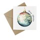 image 1 of Ornate Bauble - Plantable Wildflower Seed Christmas Cards - 10 Pack