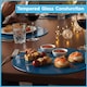 image 4 of Harbour Housewares Glass Placemats - 30 x 20cm - Hague Blue - Pack of 6 | Blue | Hague Blue