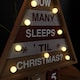 image 7 of 42cm Wooden Christmas Countdown Decoration with 10 Warm White LEDs