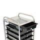 image 3 of Oypla 10 Drawer Storage Mobile Makeup Salon Trolley Portable Storage Organiser Black