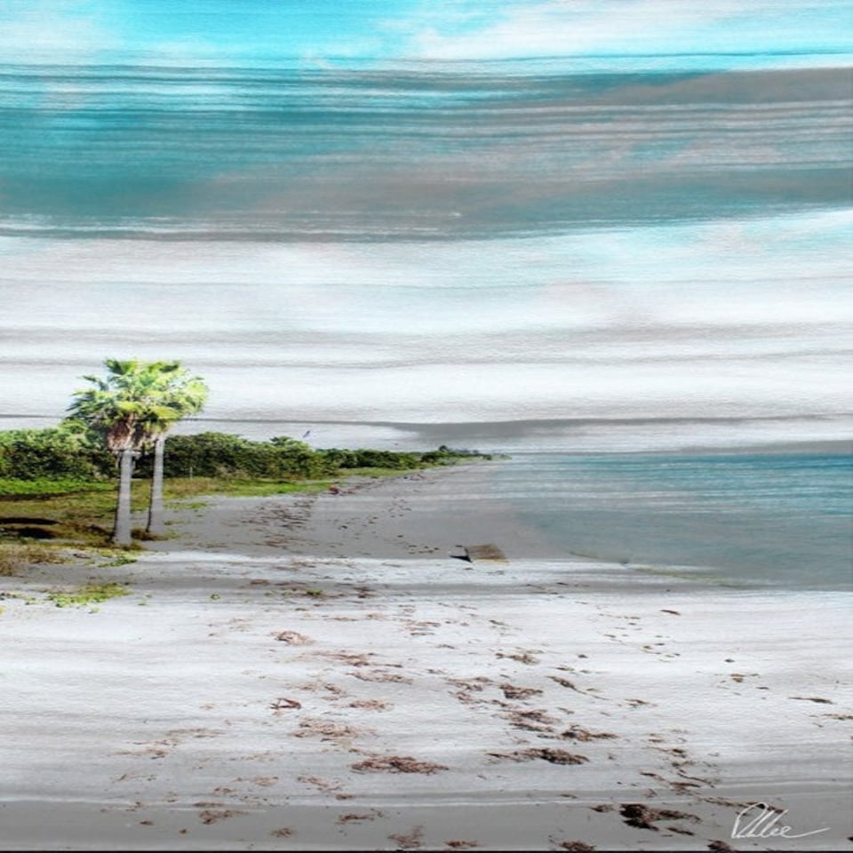 image 1 of S&B Beach (Canvas Print) 12" x 18"