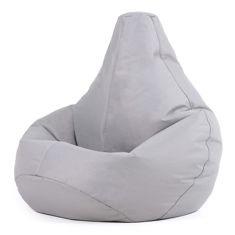 image 1 of Kids Recliner Beanbag Indoor and Outdoor Grey Set of 2 | Grey | Grey | M | 1