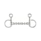 image 1 of Shires Waterford Horse Hanging Cheek Snaffle Bit - Silver - 5in