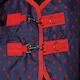 image 2 of Rhinegold Dottie Torrent Outdoor Rug Red | Size: 5ft 6
Colour: Navy/Red Spot