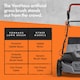 image 6 of VonHaus Artificial Grass Brush Sweeper Cleaner Machine 1800W