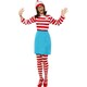 image 2 of Wheres Wally? Womens/Ladies Wenda Costume Set - White/Red/Blue - XS XS