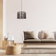 image 7 of Moroccan Designed Matt Bronze Metal Pendant Light Shade with Floral Decoration | Bronze | Bronze | 1