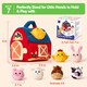 image 4 of Plush Barn with Stuffed Farm Animals, Rattle, Crinkle Paper & Baby Mirror
