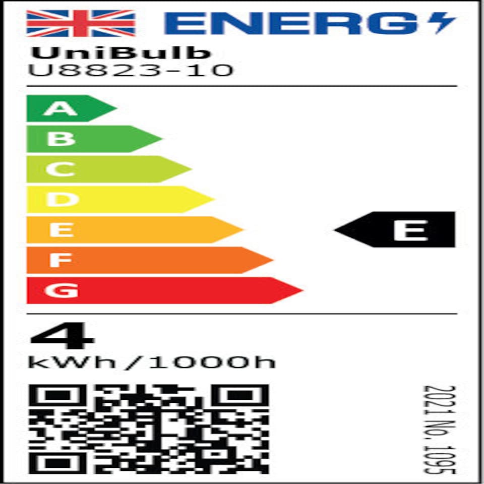 image 1 of UniBulb LED GU10 345lm 3.6W 3000K (Warm White) Spotlight Downlight Light Bulb - Pack of 10 | White | Warm White | 10