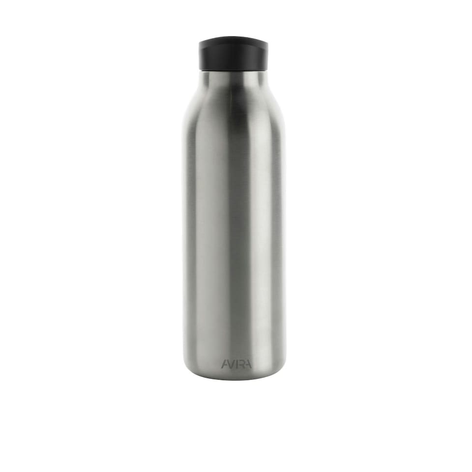image 1 of Avira Avior Recycled Stainless Steel 500ml Water Bottle - Silver - One Size Silver | One Size