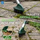 image 3 of Weed Remover Tool Wire Brush Scraper Set with Metal Broom & Weed Removal Head
