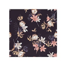 Blossoming Flowers Splash Back | White