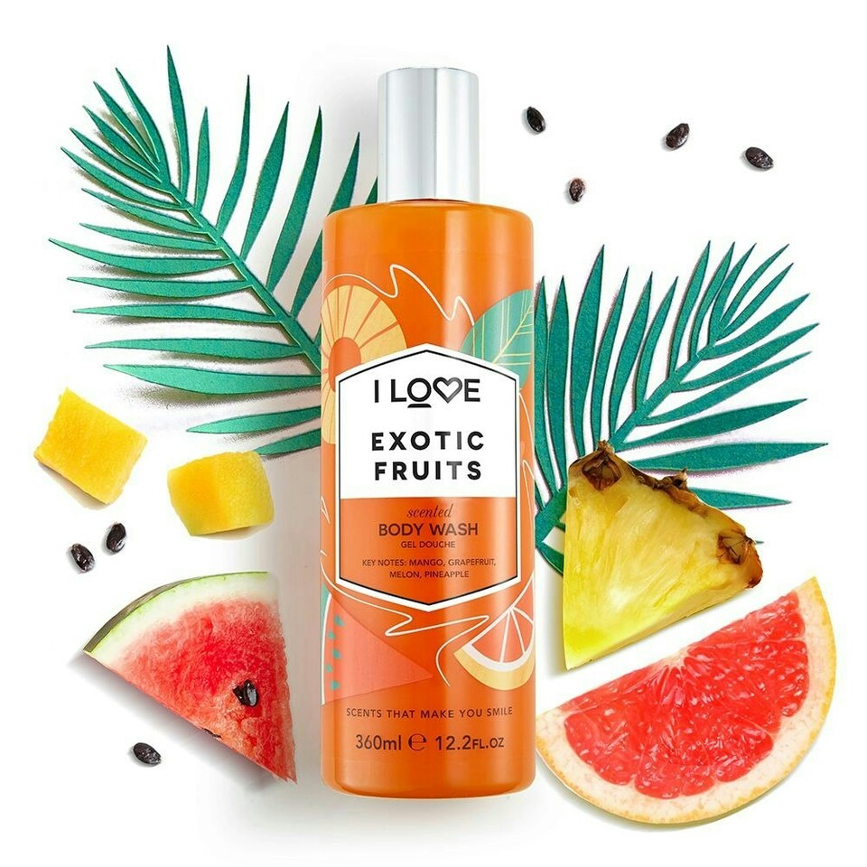 image 1 of I Love Exotic Fruits Scented Body Wash 350ml