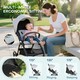 image 3 of AIYAPLAY Travel Stroller with Easy Folding, Lightweight Pushchair Grey | Light Grey