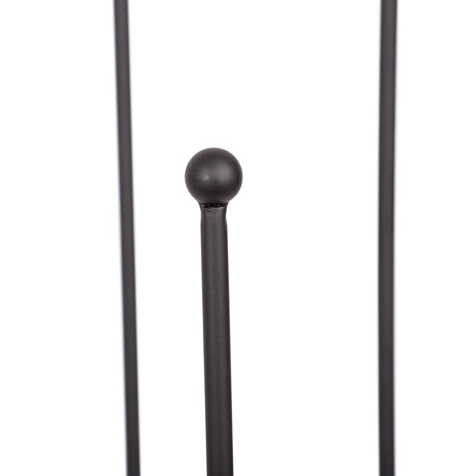 image 1 of Hammer and Tongs Steel Wellington Boot Rack - 6 Pair - Black | Black | Black