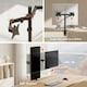image 3 of VonHaus Adjustable Dual Monitor Stand for 13-32" Screens