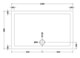 image 8 of Balterley Premium Rectangular Shower Tray | Grey | Grey Slate | 1