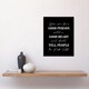 image 4 of Good Person With A Good Heart Funny Cheeky Wall Art Print 12x16 In
