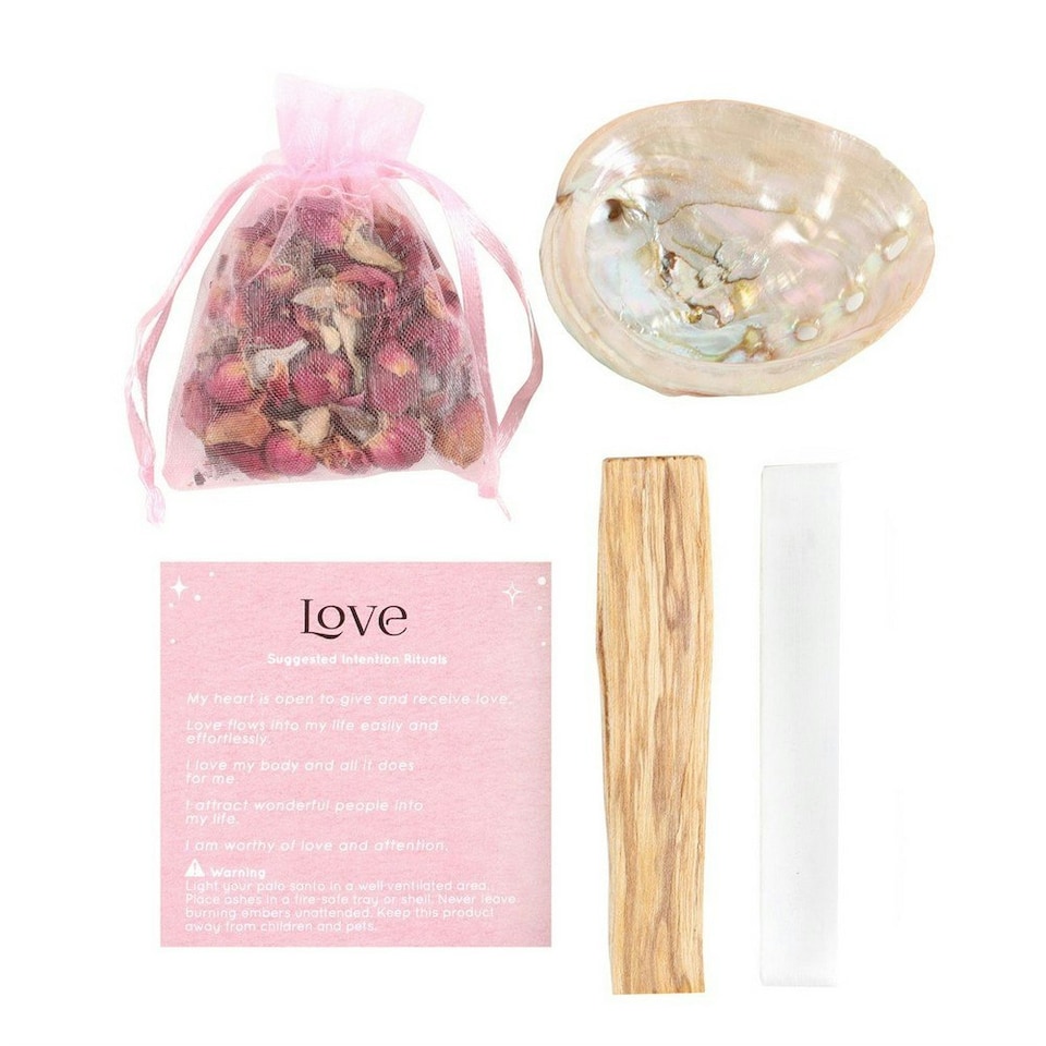 image 1 of Something Different Herbal Magick Self Love Spell Kit - White/Pink/Brown - One Size